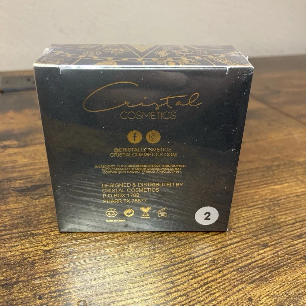 Cristal Cosmetics Flawless Face Powder Shade 2 (Medium Skin w Yellow Undertones)